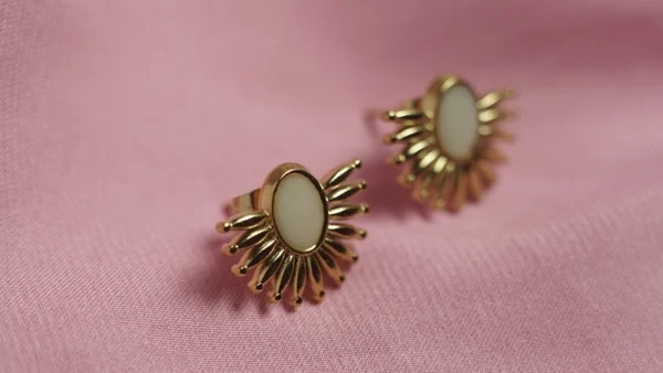 Pendientes Orli de leche materna